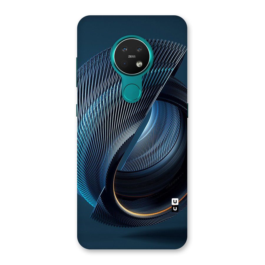 Digital Circle Pattern Back Case for Nokia 7.2