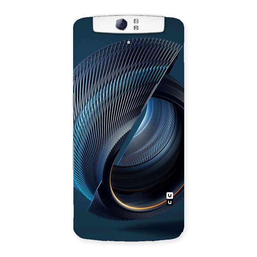 Digital Circle Pattern Back Case for Oppo N1
