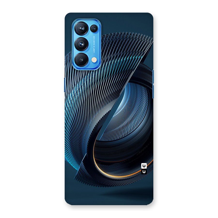 Digital Circle Pattern Back Case for Oppo Reno5 Pro 5G