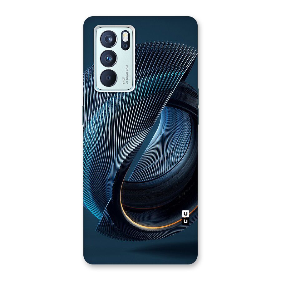 Digital Circle Pattern Back Case for Oppo Reno6 Pro 5G