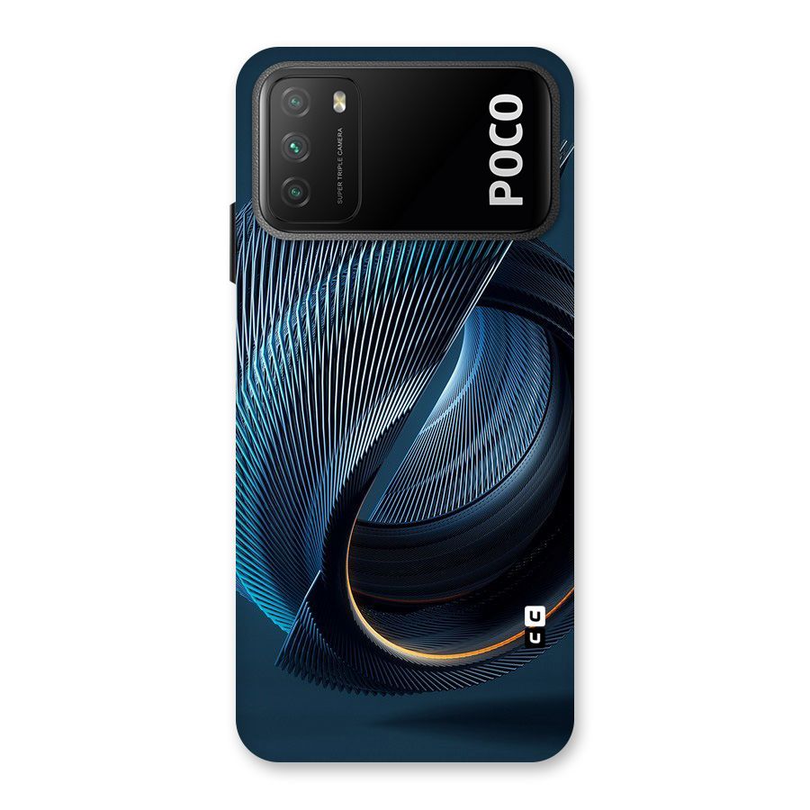 Digital Circle Pattern Back Case for Poco M3