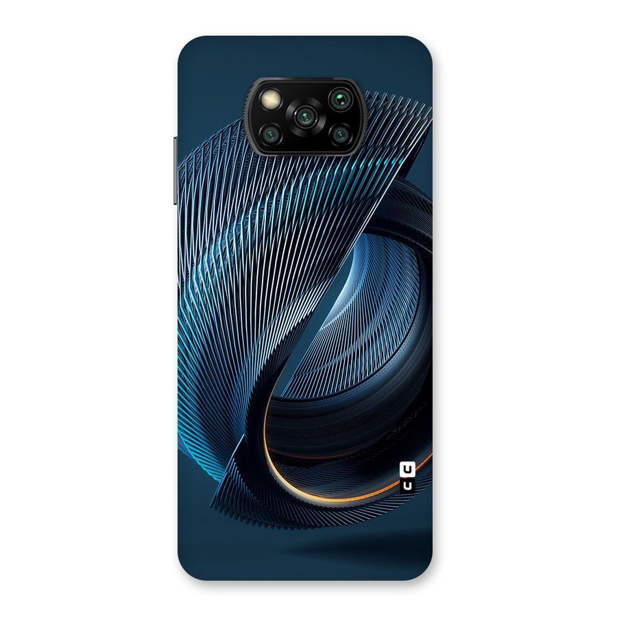 Digital Circle Pattern Back Case for Poco X3