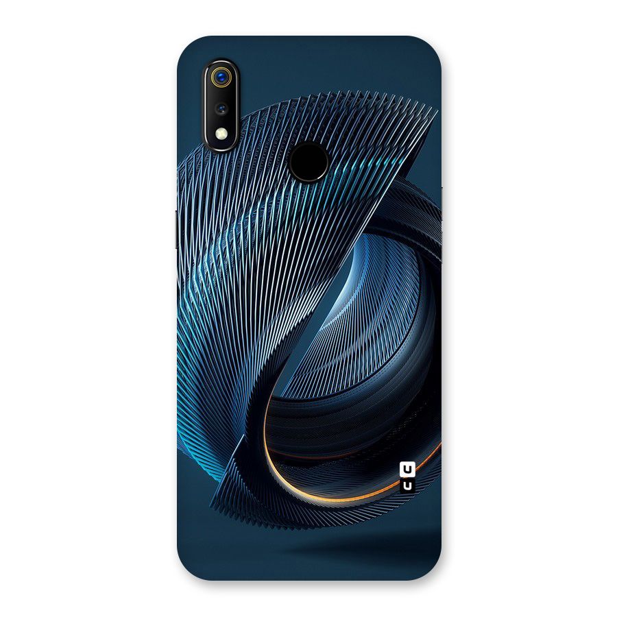 Digital Circle Pattern Back Case for Realme 3