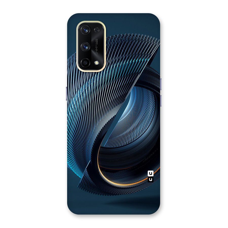 Digital Circle Pattern Glass Back Case for Realme X7 Pro