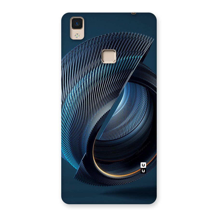 Digital Circle Pattern Back Case for V3 Max