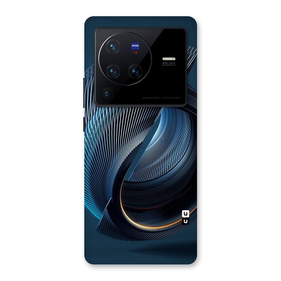 Digital Circle Pattern Back Case for Vivo X80 Pro