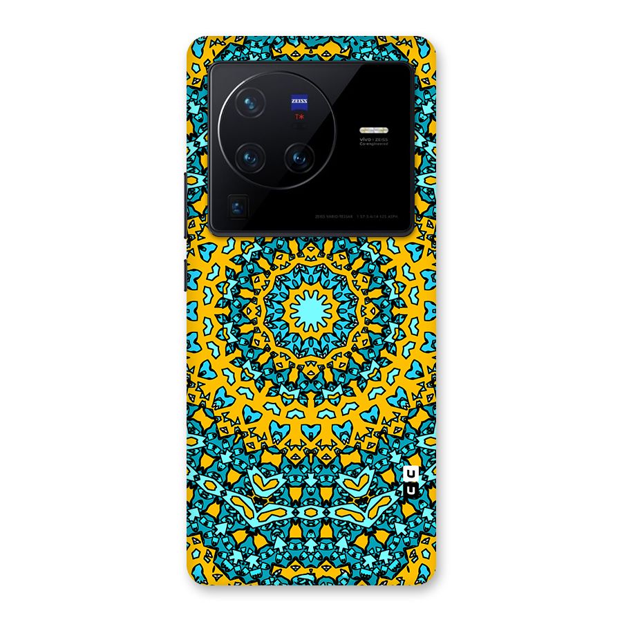 Digital Mandala Art Back Case for Vivo X80 Pro