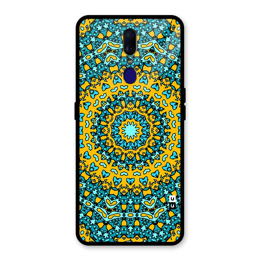 Digital Mandala Art Glass Back Case for Oppo F11