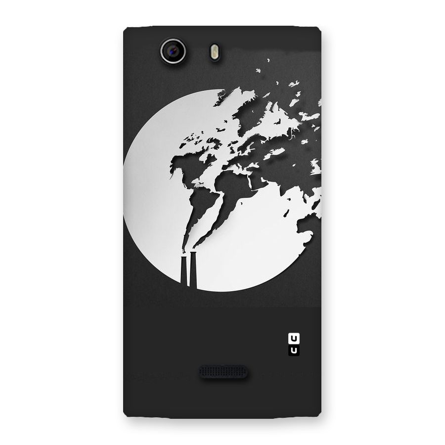 Disorted Design Black Back Case for Canvas Nitro 2 E311