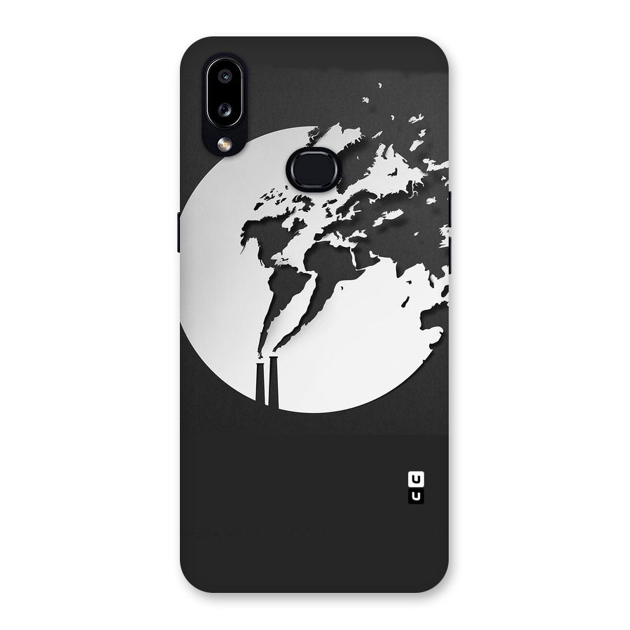 Disorted Design Black Back Case for Galaxy A10s