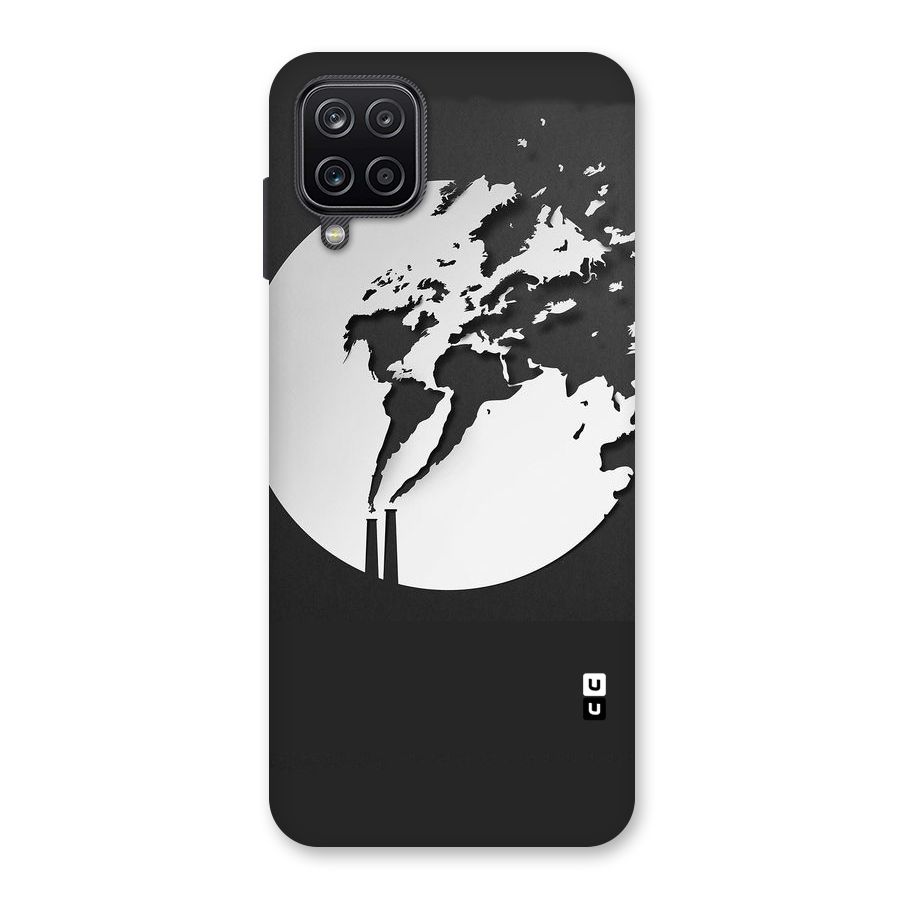 Disorted Design Black Back Case for Galaxy A12
