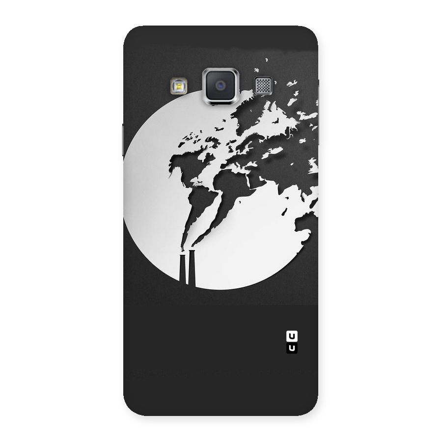 Disorted Design Black Back Case for Galaxy A3
