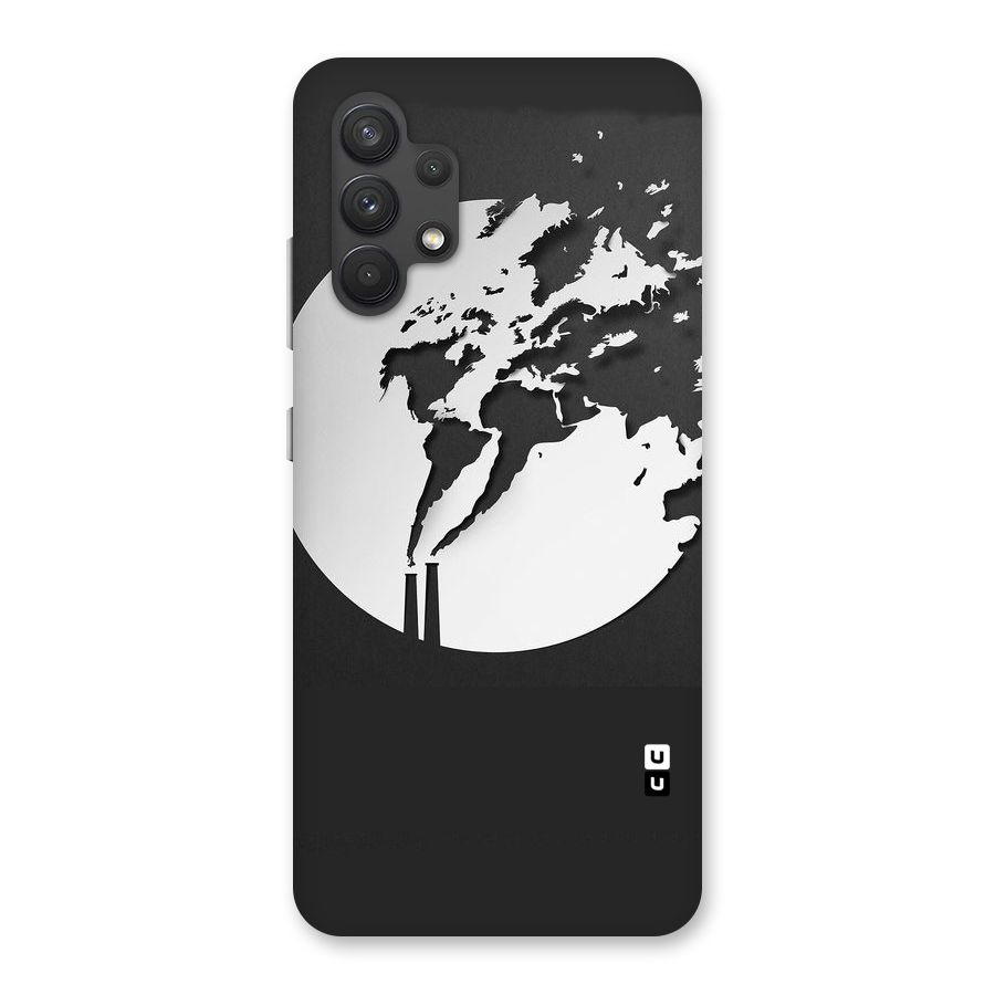 Disorted Design Black Back Case for Galaxy A32