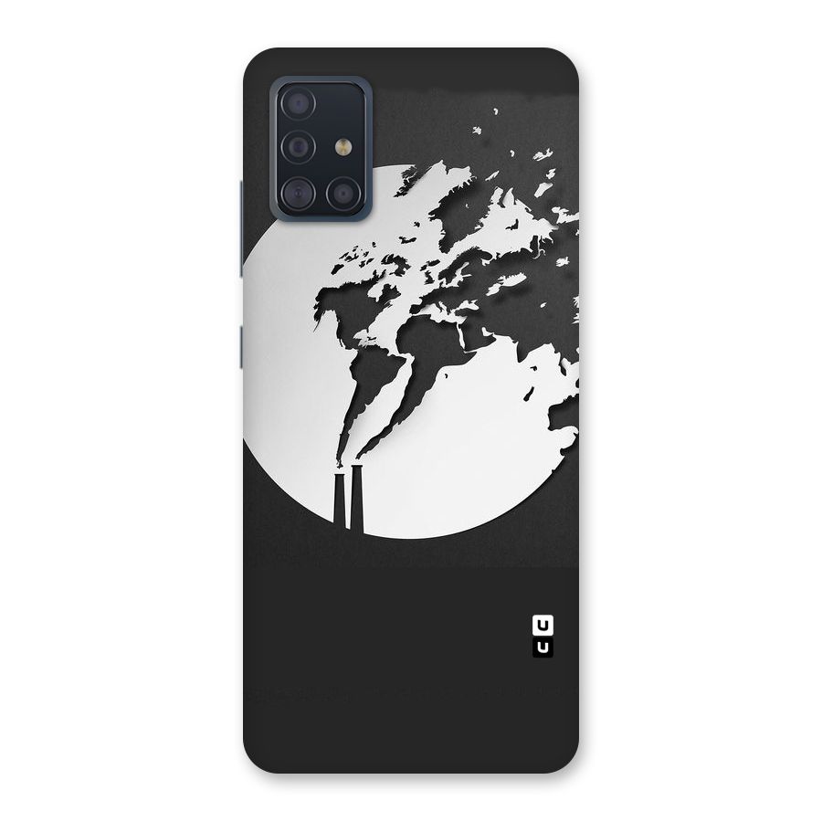 Disorted Design Black Back Case for Galaxy A51