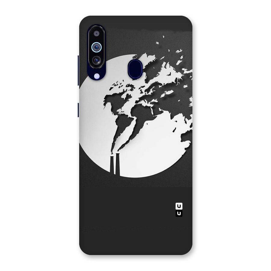 Disorted Design Black Back Case for Galaxy A60