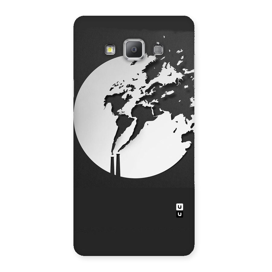 Disorted Design Black Back Case for Galaxy A7