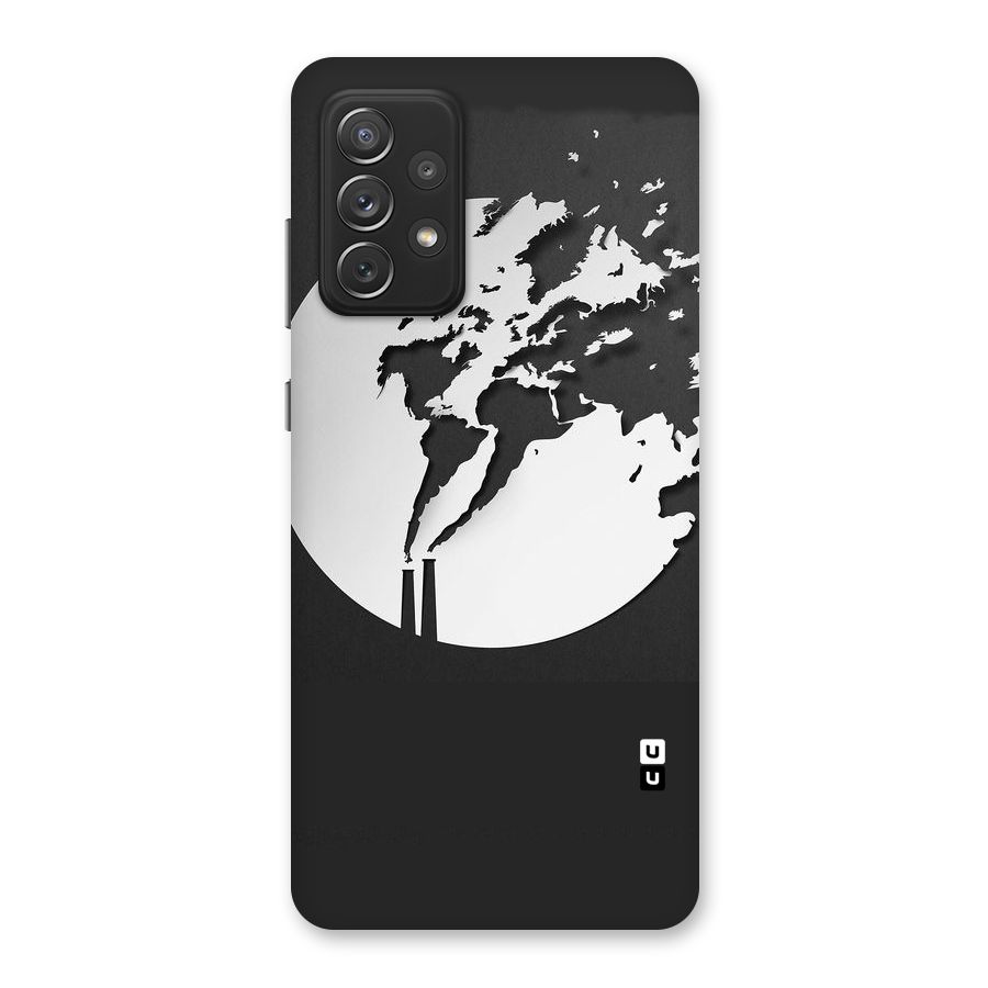 Disorted Design Black Back Case for Galaxy A72