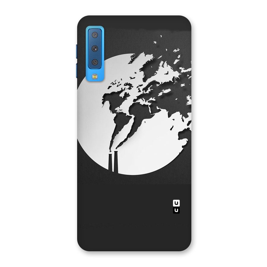 Disorted Design Black Back Case for Galaxy A7 (2018)