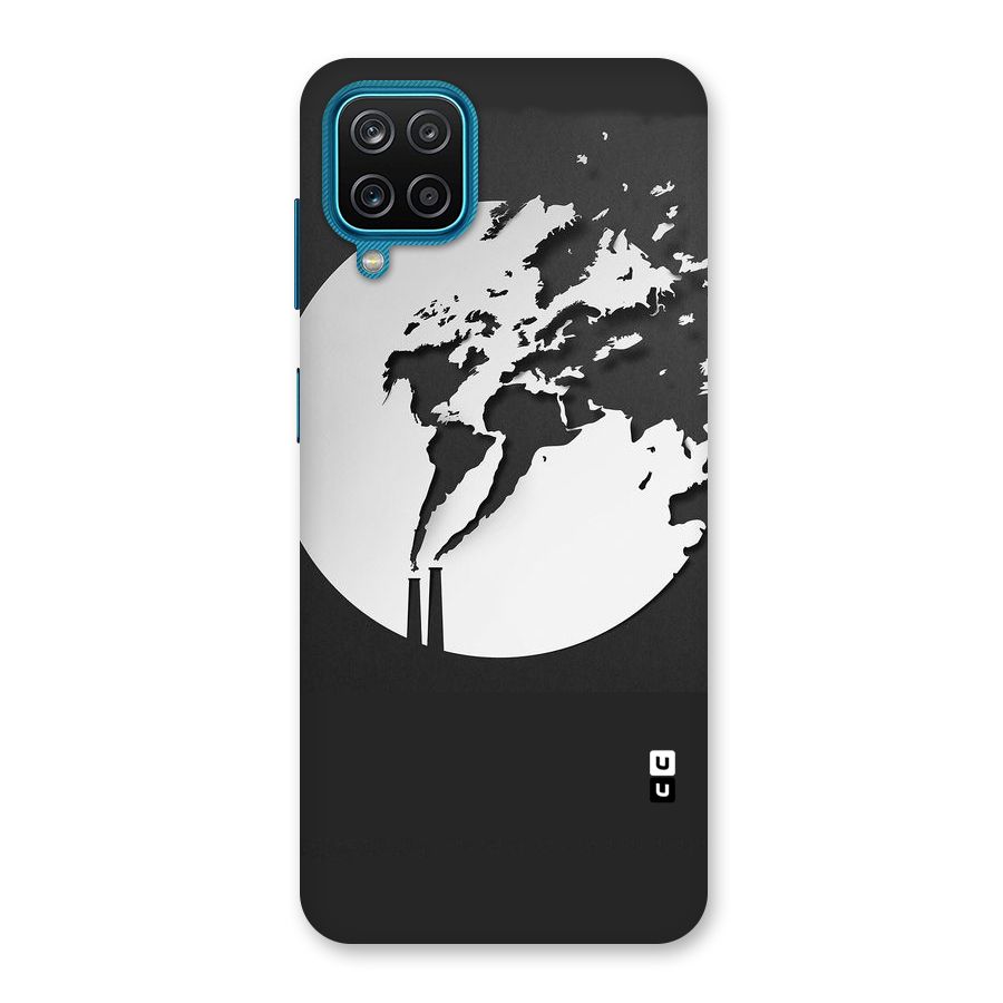 Disorted Design Black Back Case for Galaxy F12