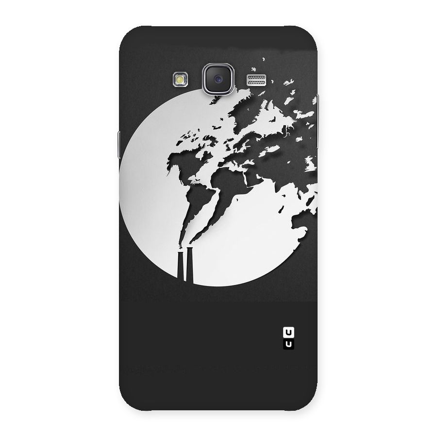 Disorted Design Black Back Case for Galaxy J7