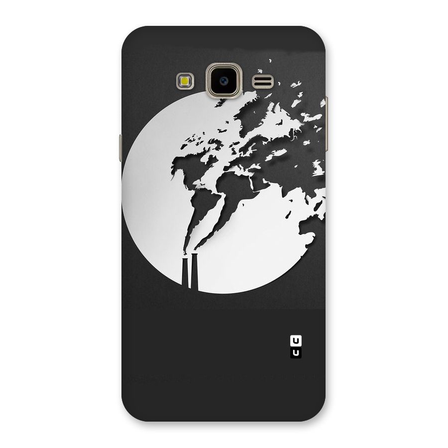 Disorted Design Black Back Case for Galaxy J7 Nxt