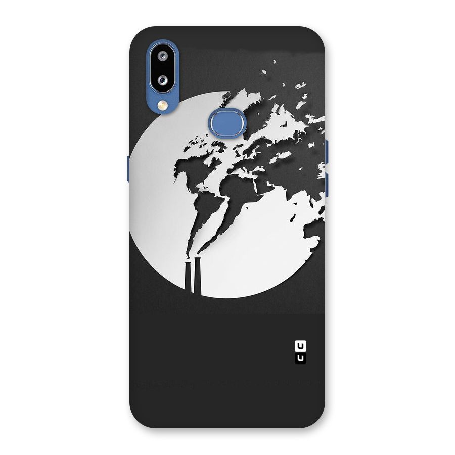 Disorted Design Black Back Case for Galaxy M01s