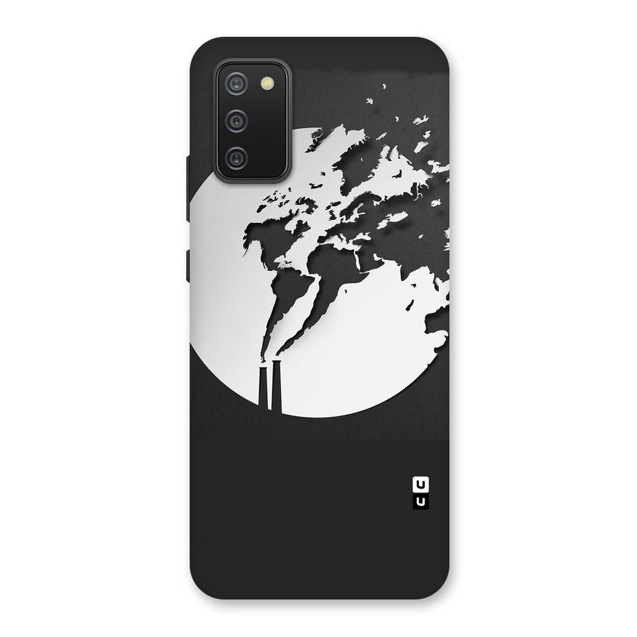 Disorted Design Black Back Case for Galaxy M02s