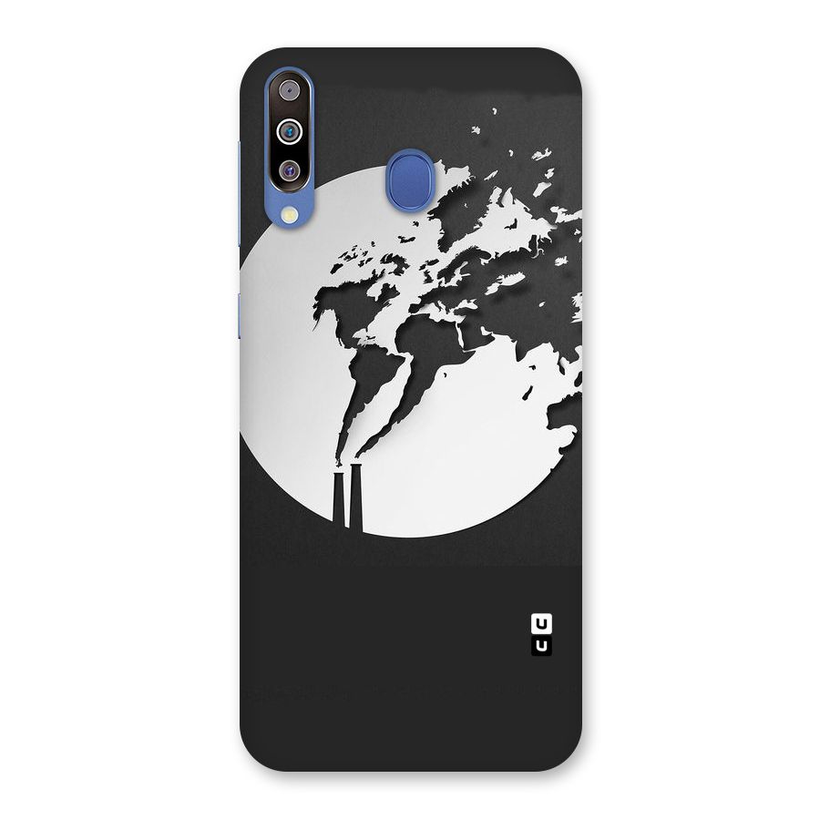 Disorted Design Black Back Case for Galaxy M30