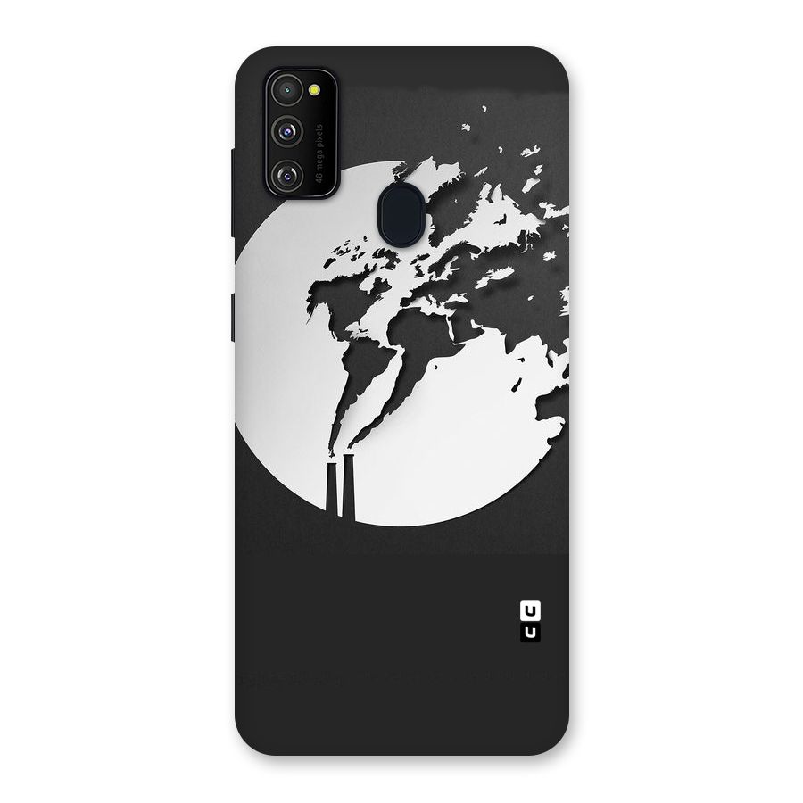 Disorted Design Black Back Case for Galaxy M30s