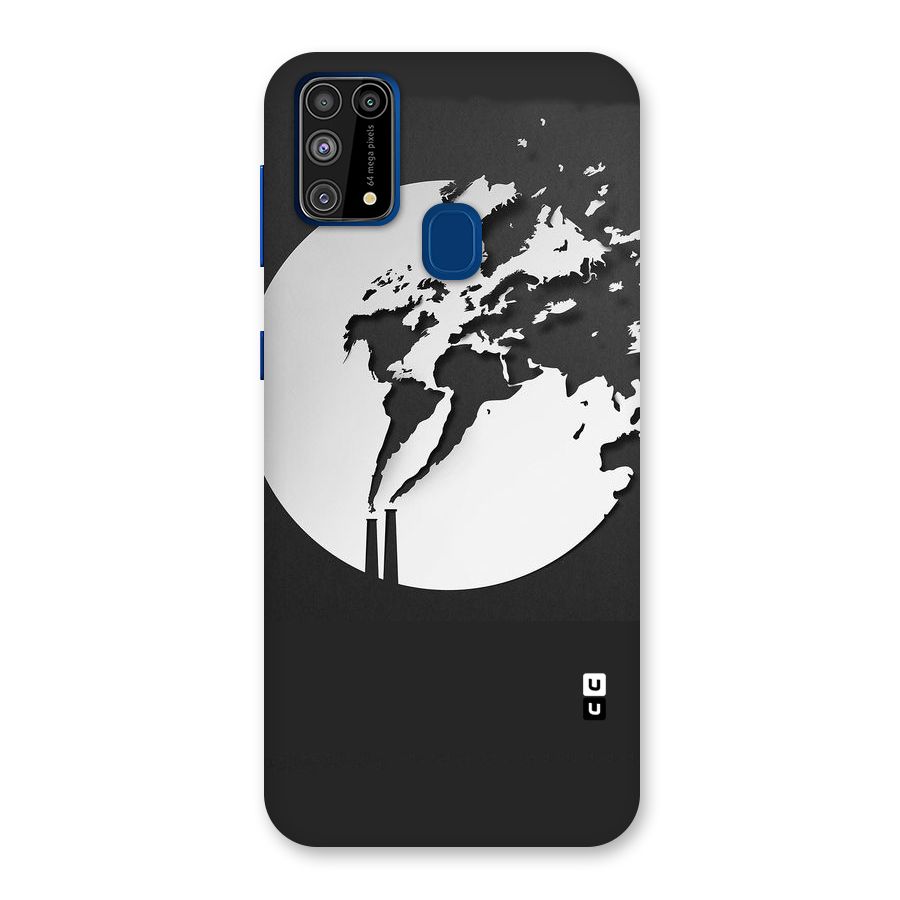 Disorted Design Black Back Case for Galaxy M31