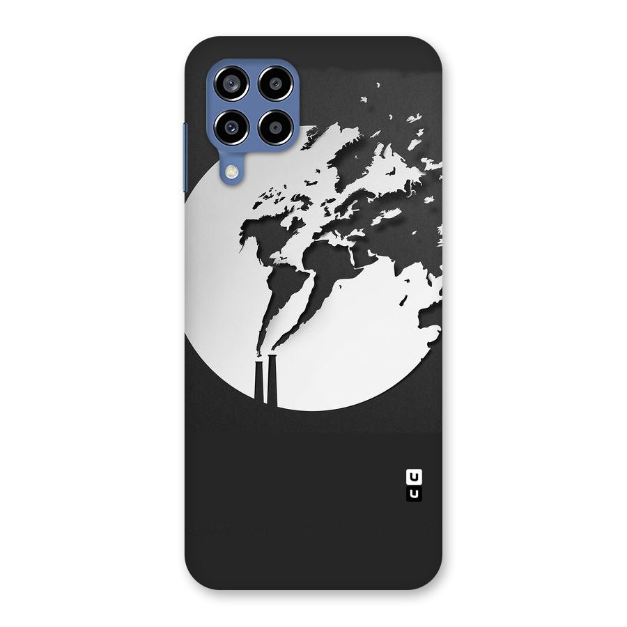 Disorted Design Black Back Case for Galaxy M53 5G