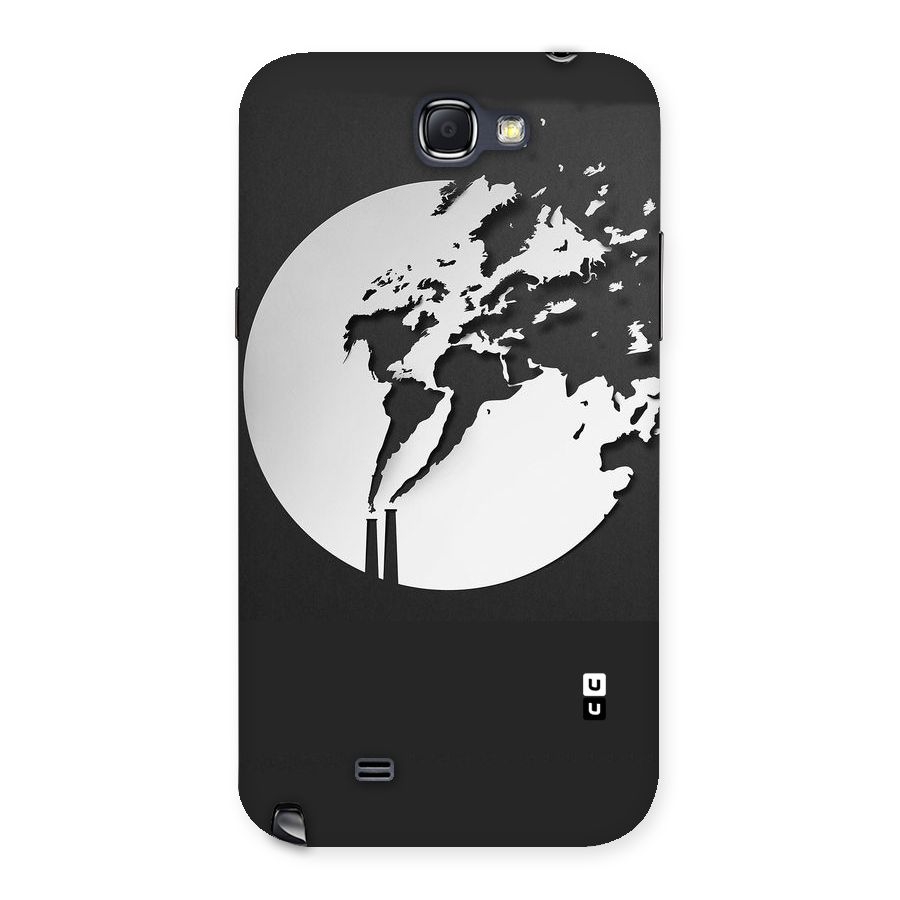 Disorted Design Black Back Case for Galaxy Note 2