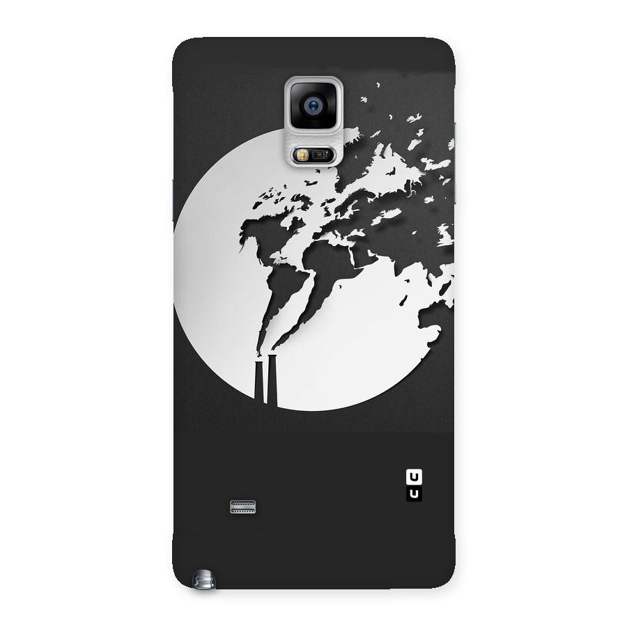 Disorted Design Black Back Case for Galaxy Note 4