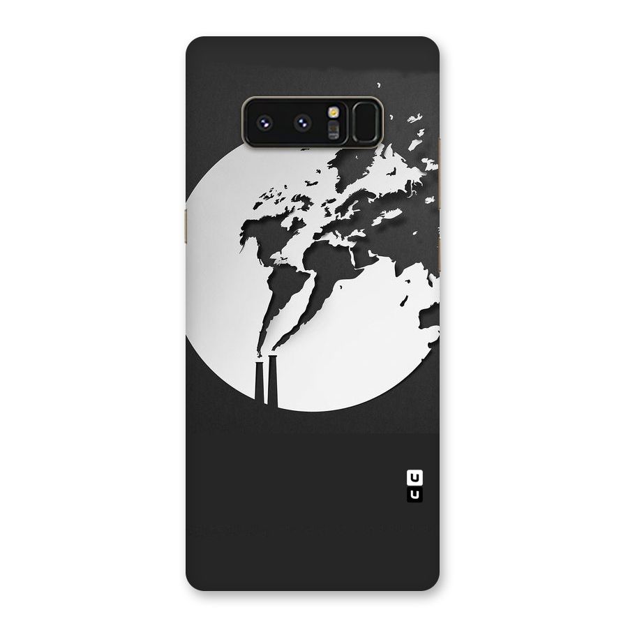 Disorted Design Black Back Case for Galaxy Note 8
