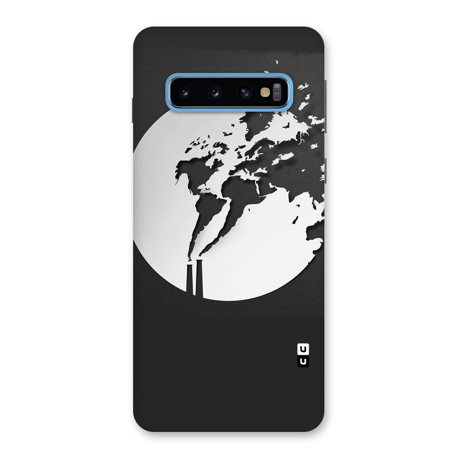 Disorted Design Black Back Case for Galaxy S10