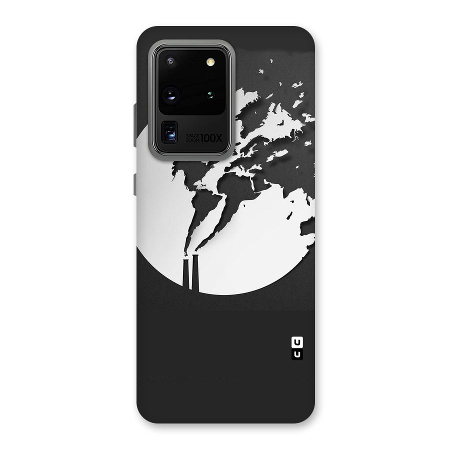 Disorted Design Black Back Case for Galaxy S20 Ultra