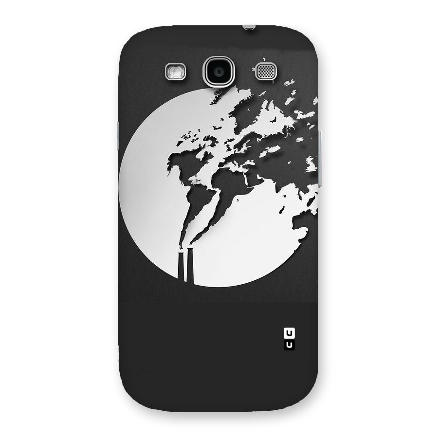 Disorted Design Black Back Case for Galaxy S3