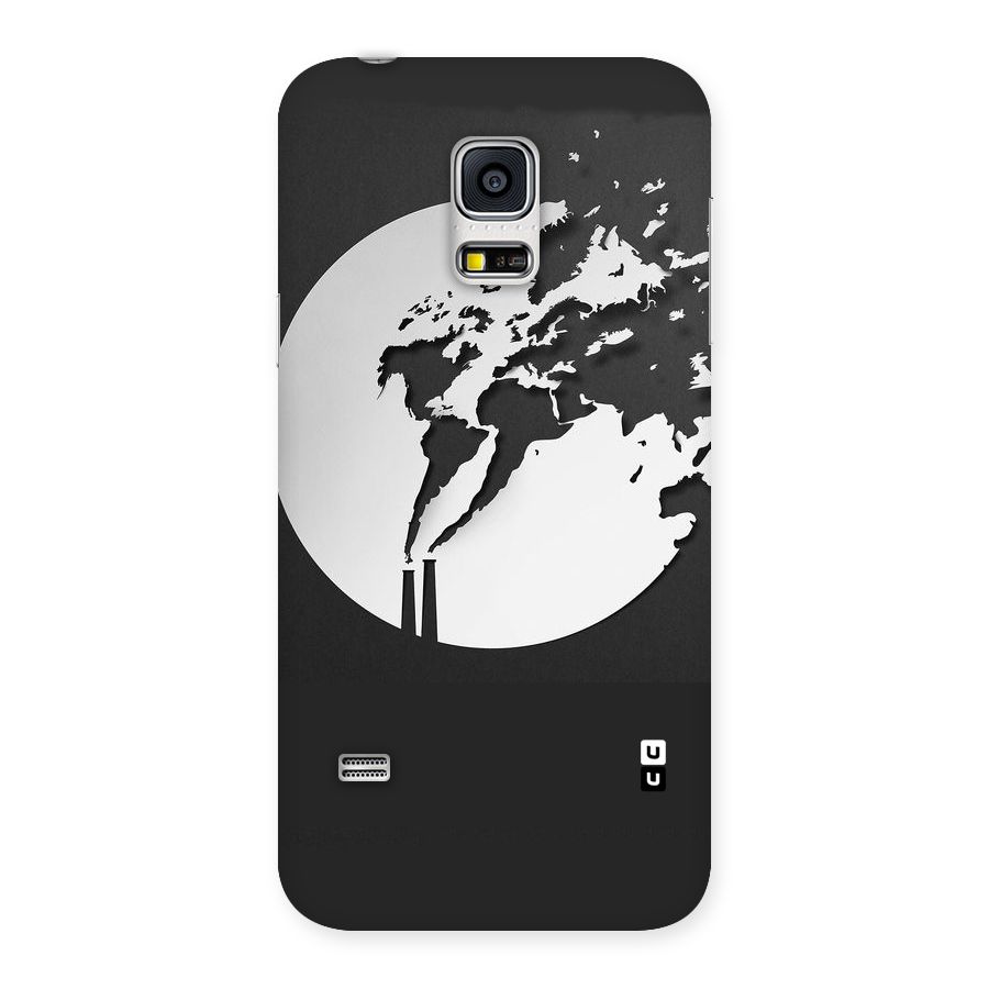 Disorted Design Black Back Case for Galaxy S5 Mini