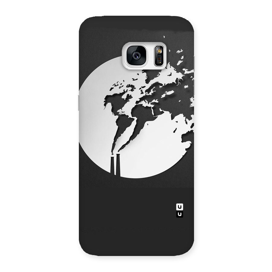 Disorted Design Black Back Case for Galaxy S7 Edge