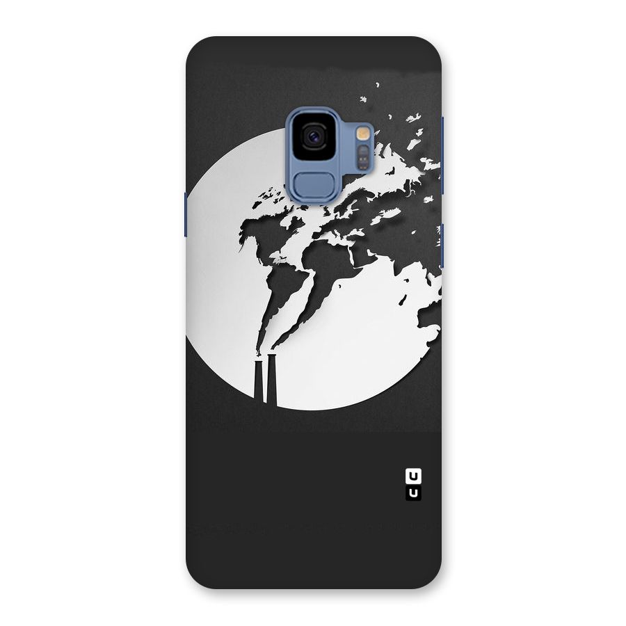Disorted Design Black Back Case for Galaxy S9