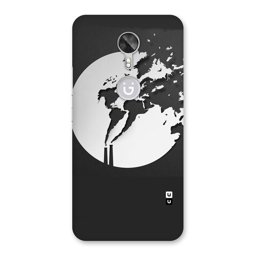 Disorted Design Black Back Case for Gionee A1