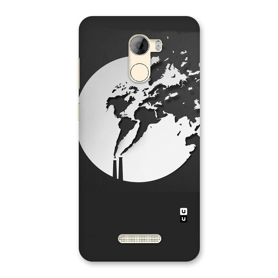 Disorted Design Black Back Case for Gionee A1 LIte
