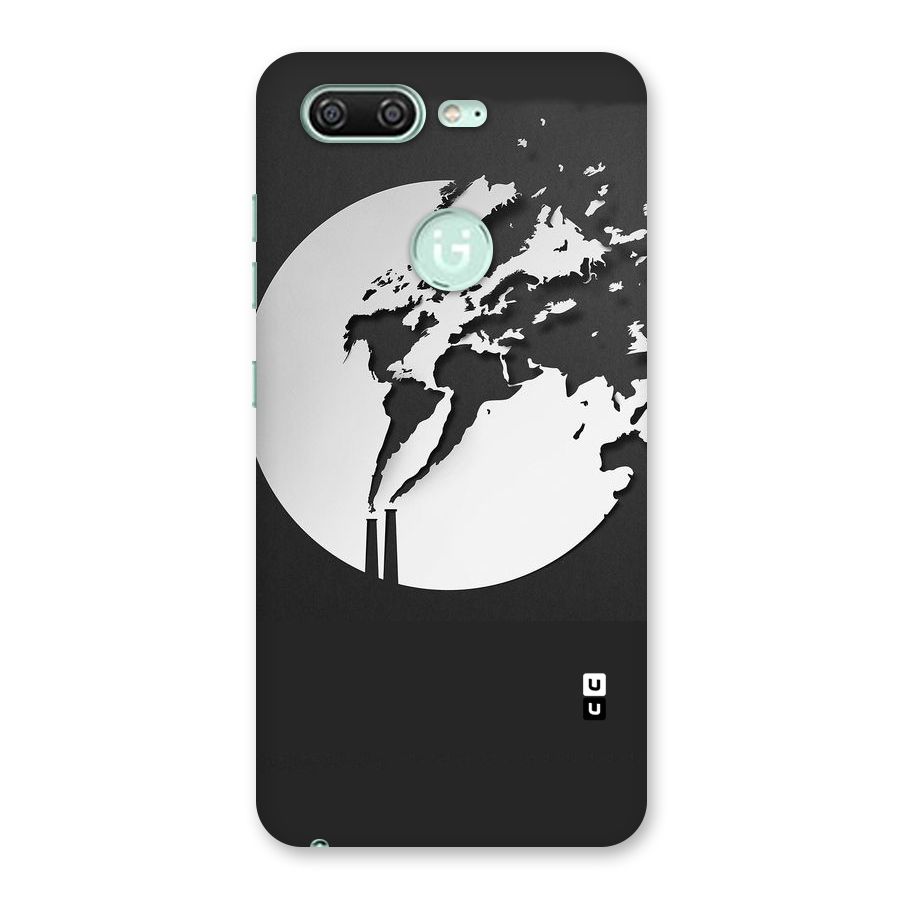 Disorted Design Black Back Case for Gionee S10