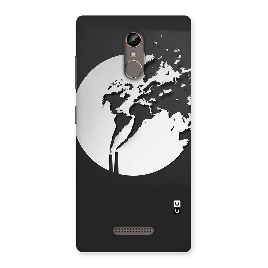 Disorted Design Black Back Case for Gionee S6s