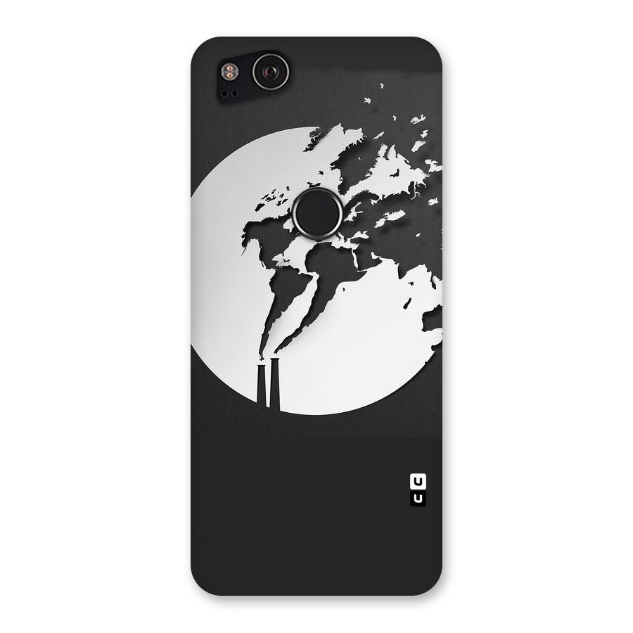 Disorted Design Black Back Case for Google Pixel 2