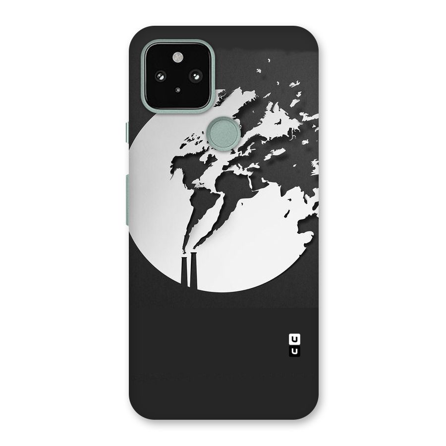 Disorted Design Black Back Case for Google Pixel 5