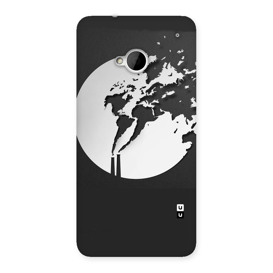 Disorted Design Black Back Case for HTC One M7