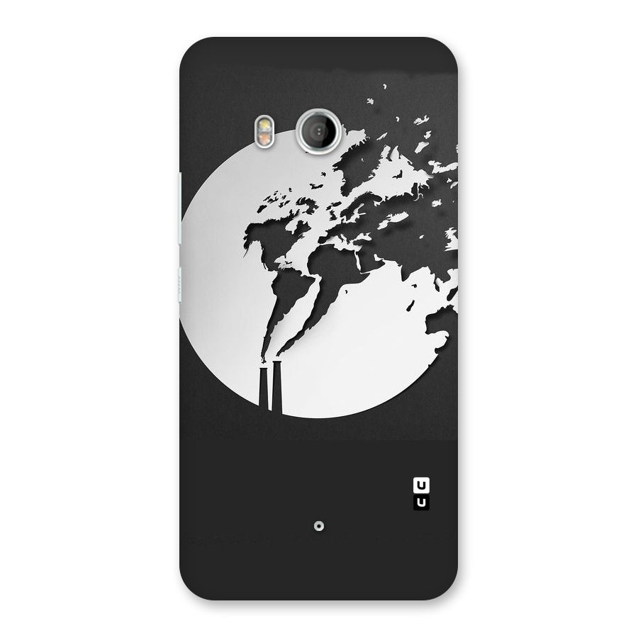 Disorted Design Black Back Case for HTC U11
