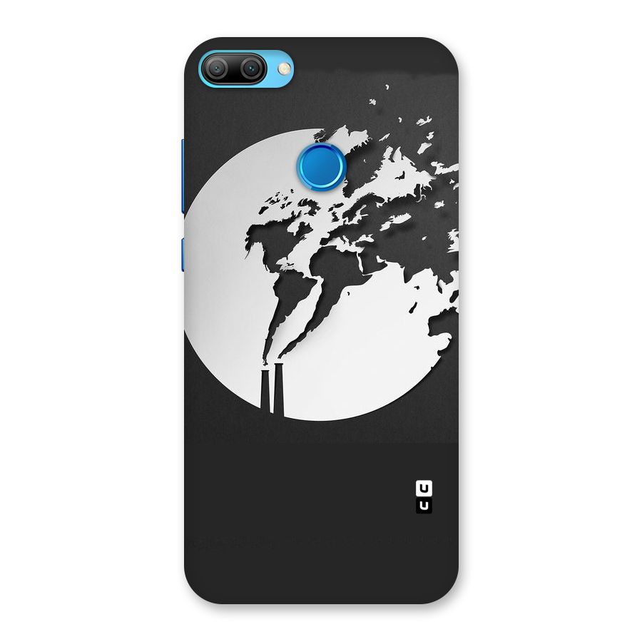 Disorted Design Black Back Case for Honor 9N