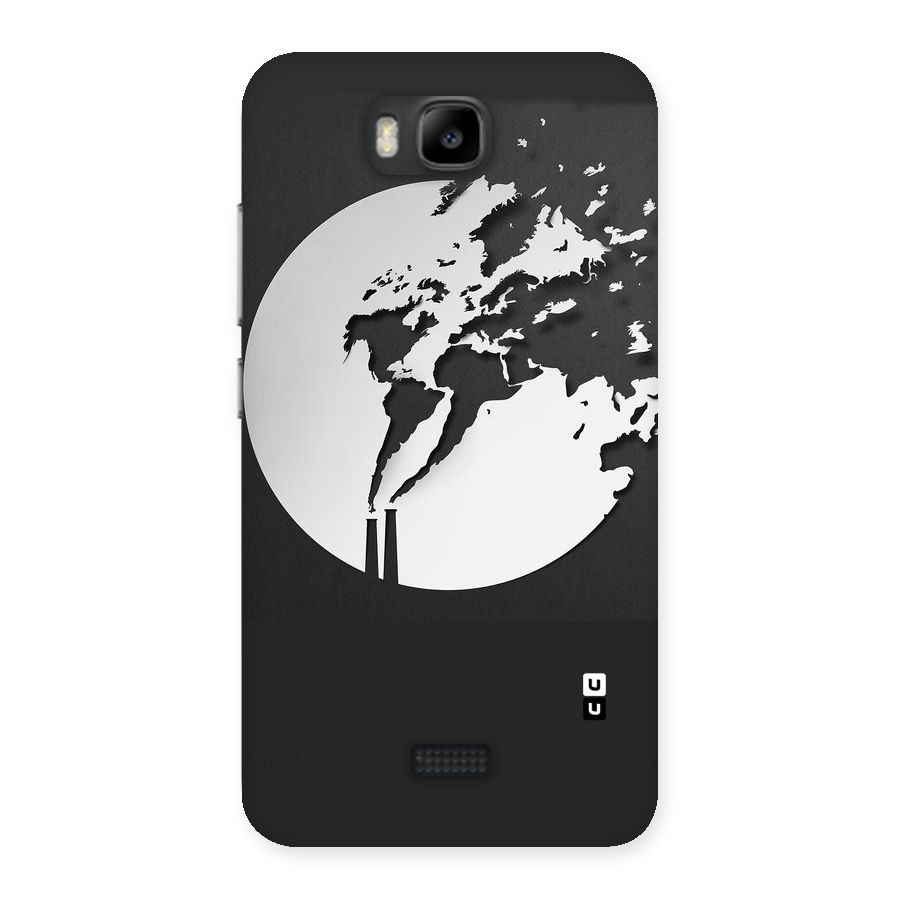 Disorted Design Black Back Case for Honor Bee